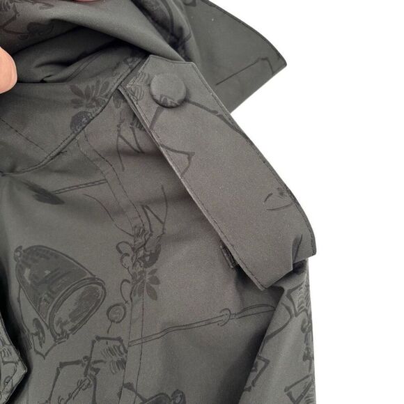 Holden Kaori Eco Jacket Art Printed Snowboard Skeletons Black Small - Picture 5 of 14